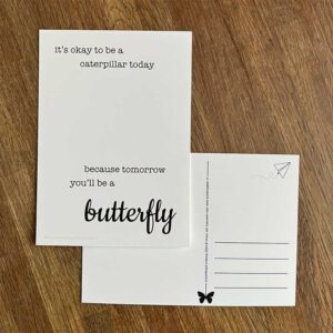 Ansichtkaart Butterfly