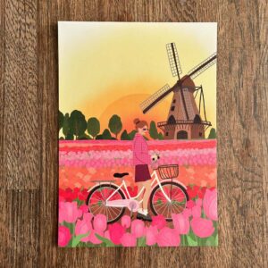 Ansichtkaart Tulpenveld