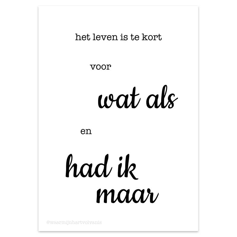 Ansichtkaart Wat Als - Afbeelding 2