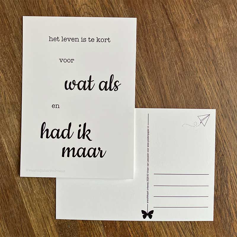 Ansichtkaart Wat Als