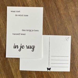 Ansichtkaart Wind