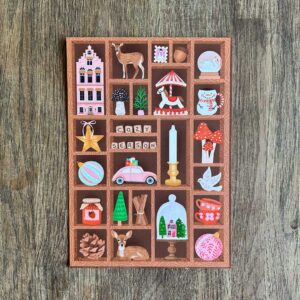 Kerstkaart Letterbak