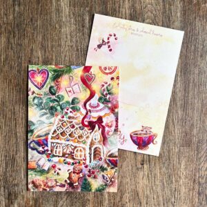 Kerstkaart Peperboek Huis