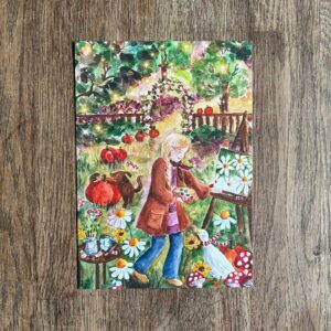 Postkaart Bloemen Schilderen