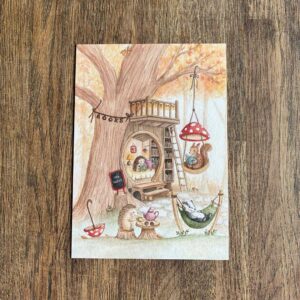 Postkaart Boomhut