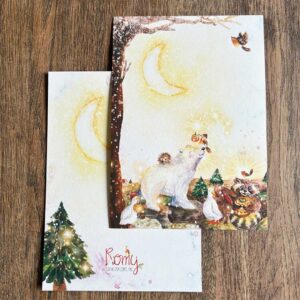 Postkaart Dieren en Lampionnen