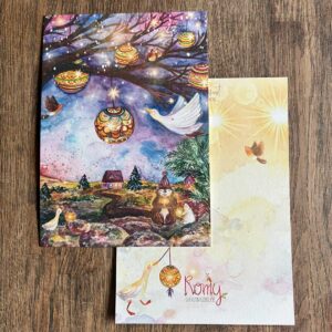Postkaart Lampionnenboom