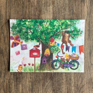 Postkaart Postboom